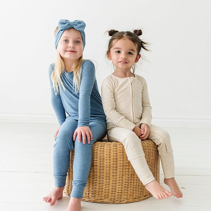 Little Sleepies Pajamas for Baby Boys & Girls, Viscose from Bamboo Baby Pajamas, Preemie & Newborn Sleepers, 2-Way Zipper PJs