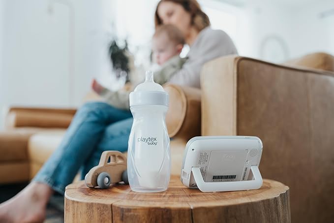 Playtex Baby Nurser Reusable Silicone PODS, 4 Oz (6 Count), Anti-Colic, Gas Reduction, Connects to Breast Pump, Freezer Friendly, Feeding Essentials for Newborn and Breastfeeding Babies