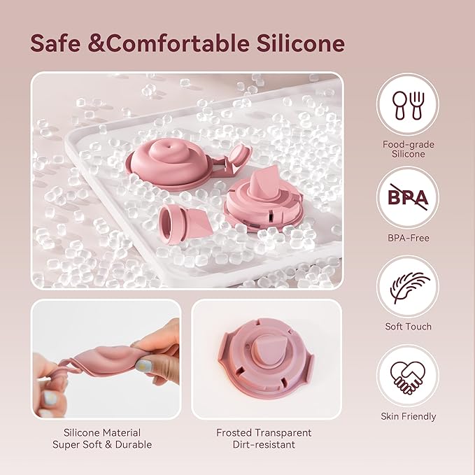 Replacement Pump Parts Compatible with Momcozy M9 Pump Parts Include 2PCS Duckbill Valves & 2PCS Diaphragms for momcozy m9 Replacement Parts (4PCS)