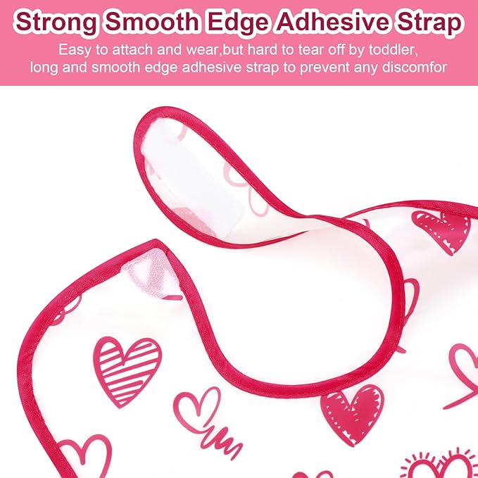 Accmor Baby Bibs, Waterproof Baby Toddler Bibs, Apron Smock Bib for Baby Boys Girls, Essential Must Have for Eating, Feeding