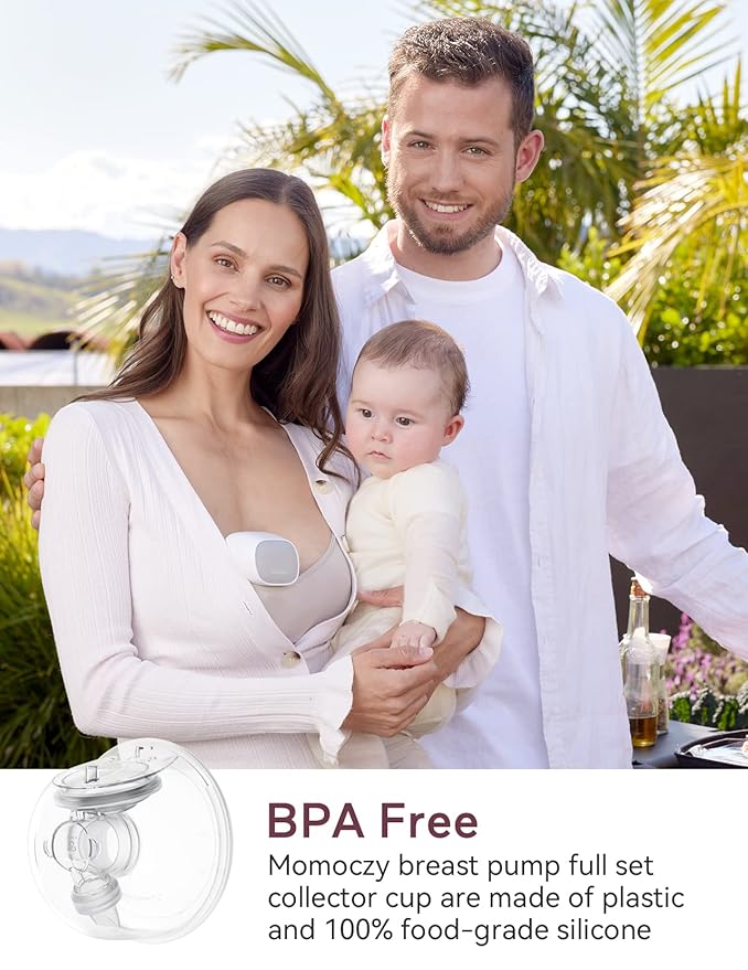 Momcozy Original S9 Pro/S12 Pro Replacement Accessories, Only Compatible with Momcozy S9 Pro/S12 Pro Breast Pump NOT for S9/S12 (Double-Sealed Full Set Collector Cup with 24mm Flange,180ml, 1 Pack)