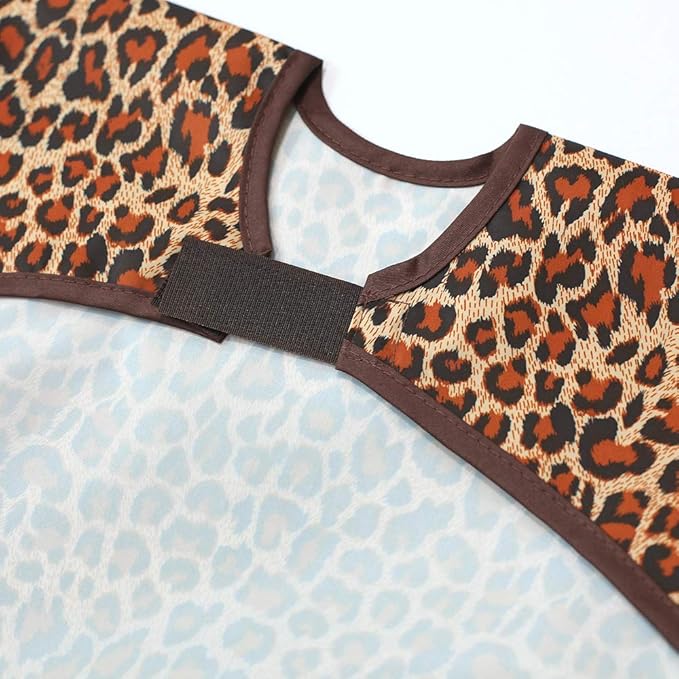 Short Sleeve Waterproof Bib for Toddlers – Feeding Apron for Mealtime, Daycare, Self-Feeding & Messy Play, Baby Bib