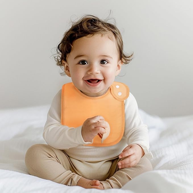Baby Bibs Soft and Absorbent Organic Cotton Bandana Drool Bibs Set for Boys Girls Newborn 0-36 Months