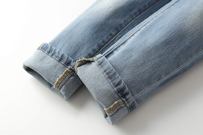 KIDSCOOL SPACE Baby Toddler 2 Buttons Adjustable Straps Fashion Jean Overall