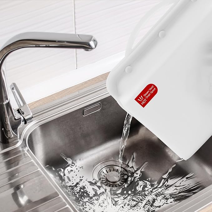 Silicone Microwave Steam Sterilizer Bag for Baby Bottles, Reusable Sterilizing Bag for Pump Parts and Toddler Accessories, Easy to Use Sterilizer Bags Perfect for Home and Travel, White (1PC)