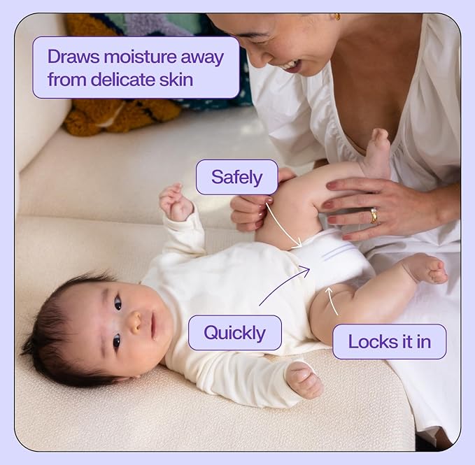 Freestyle BambooTek Diapers – (Size 3) Hyper Absorbent & Non-Toxic – Disposable Diapers for Sensitive Skin – Ultra Soft Diapers (16-28 lbs) – 168 Count