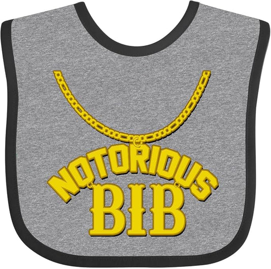 inktastic Notorious Bib Baby Bib