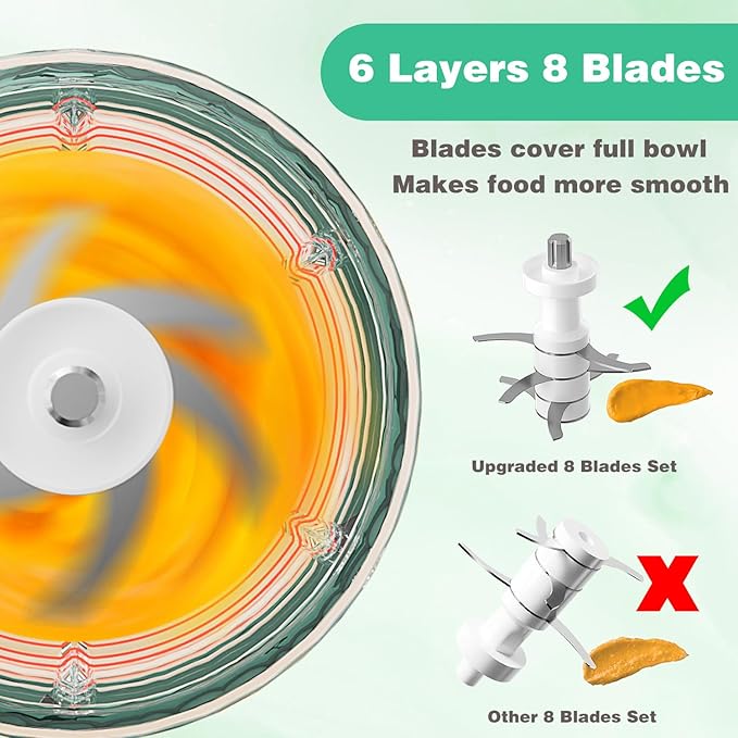 Baby Food Maker - Baby Food Processor Baby Food Blender for Baby Food, Fruit, Vegetable, Meat, Baby Food Puree Maker Make Fresh and Nutritious Meals for Your Little One