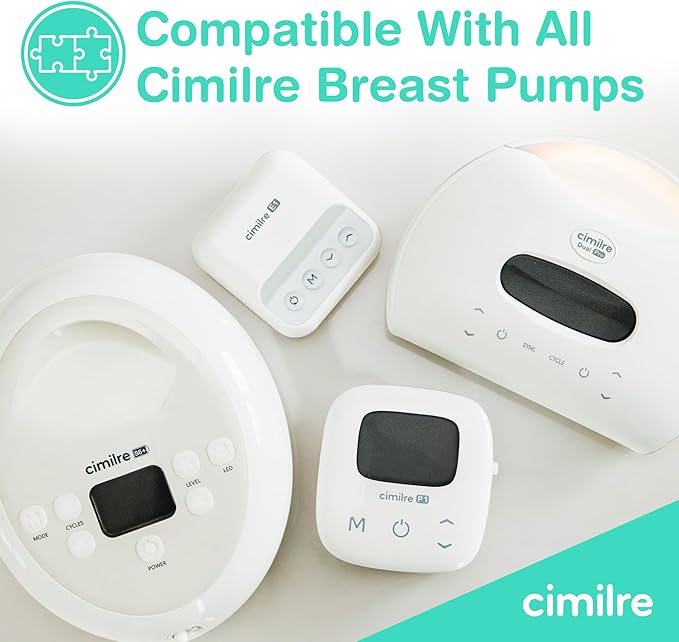 Cimilre 24MM Breast Shields, Spare & Replacement Breast Shields for The Cimilre Breast Pump, Comfortable Breast Pump Parts for Nursing Moms, 24MM Shields (Set of 2)