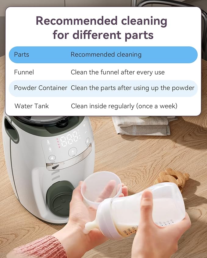 Instant Formula Maker comfyer, Customizable and Automatic Formula Dispenser Machine with Accurate Temperature Control for Baby, Automatic Powder Blending for All Brands of Bottle and Formula