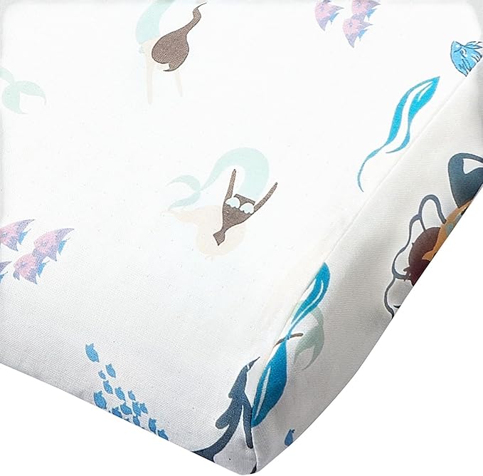 Nest Designs Toddler Pillow with Bamboo Viscose Pillowcase - Splish Splash, Medium