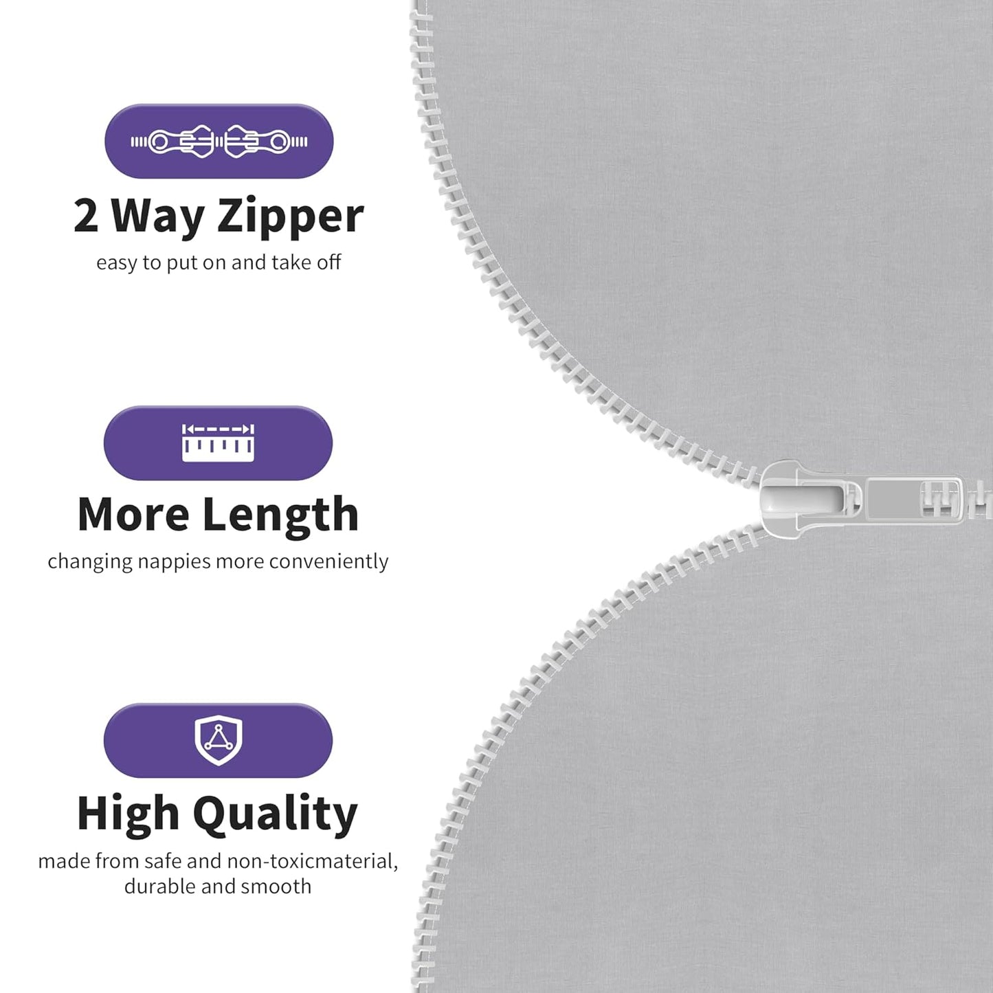 PuppyPaws Baby Sleep Sack 2-Pack Set, Transitional Swaddle, Sleep Sack 9-15 Months, Wearable Blanket Baby with 2-Way Zipper Summer, 95% Rayon derived from Bamboo, 5% Spandex