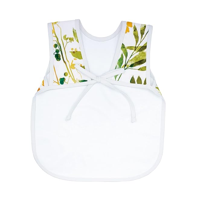 BapronBaby Autumn Leaves Bapron - No Neck Tie Safer Bib for Baby & Toddler - Soft Waterproof Stain Resistant - Machine Washable - Sz Preschool 3-5yrs