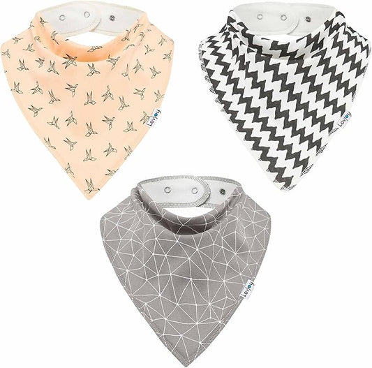 Lovjoy Large Bandana bibs - Special Needs Bibs - For Older Children, Youth and Adults - Practical, absorbent and Stylish