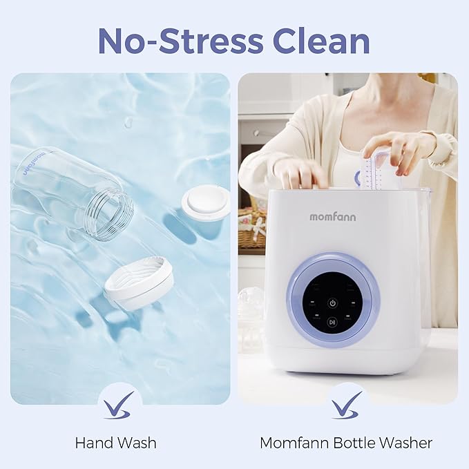 Breastmilk Storage Bottle 4 Pack, 10oz Milk Storage Bottle – Wide-Neck Fit for Most Nipples, Leak-Proof, BPA-Free, for Fridge & Travel