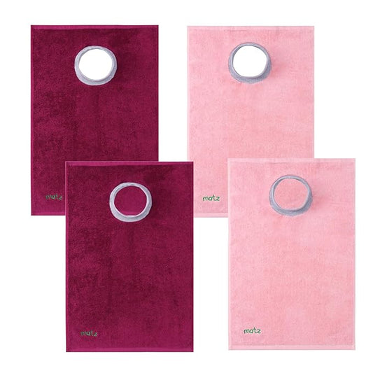 MATZ Terry Towel Slip On Baby Bibs | Full Coverage | Ultra Absorbent 100% Cotton | Pullover For Babies And Toddlers | Feeding Drooling And Teething | Unisex Baby Bib With Soft Ribbed Neck