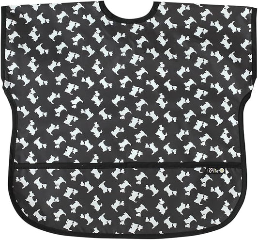 Short Sleeve Waterproof Bib for Toddlers – Feeding Apron for Mealtime, Daycare, Self-Feeding & Messy Play, Baby Bib