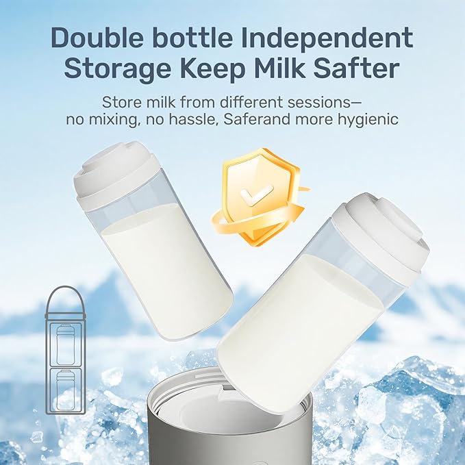 Cooling Gel Tube for Breast Milk – 24 Hour Cold Retention, Compatible with Ceres Chill Breastmilk Cooler & Storage Bottle, 2 PCS