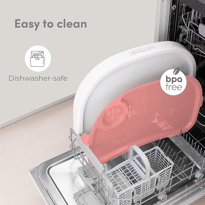 Sweety Fox Baby High Chair Adjustable to 7 Different Heights - Pink Baby Chair - Silla para Comer de Bebe - Foldable High Chairs for Babies and Toddlers