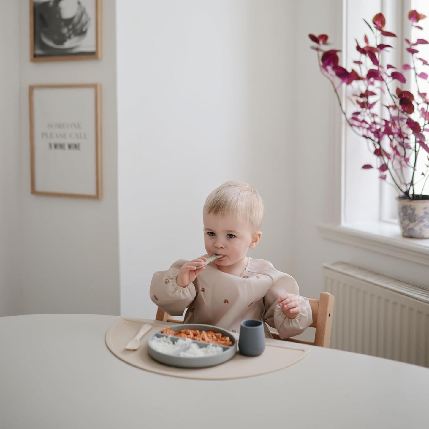 mushie Silicone Baby Starter Training Cup | 6 Months+ (Shifting Sand)