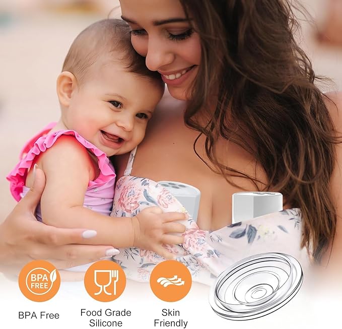 Silicone Diaphragm 6pc Compatible with Momcozy S12 Pro/S9 Pro Hands-Free Breast Pump Wearable,S9/S10/12 Breast Pump Replacement Accessories,for Momcozy/TSRETE Wearable Breast Pump Parts,6pcs