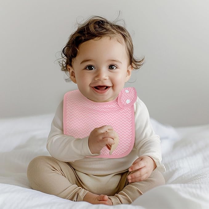 Baby Bibs Soft and Absorbent Organic Cotton Bandana Drool Bibs Set for Boys Girls Newborn 0-36 Months