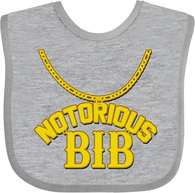 inktastic Notorious Bib Baby Bib