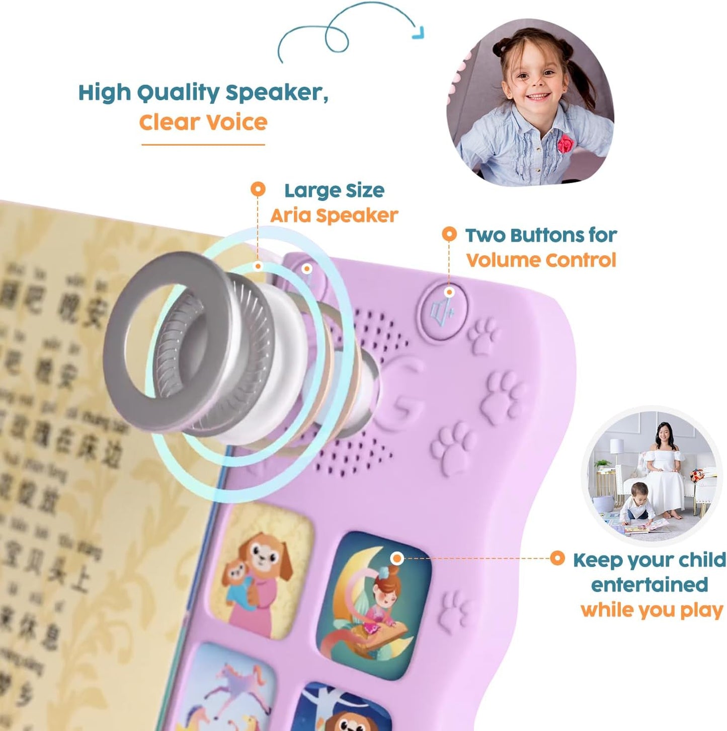 GO GO Learning Chinese is Fun Vol 3: 8 Bedtime Songs for Toddlers, Baby Sound Book, Chinese Learning Toys, Learn Chinese for Kids, Baby Book with Sounds, Singing Book, Interactive Books for 2 year old