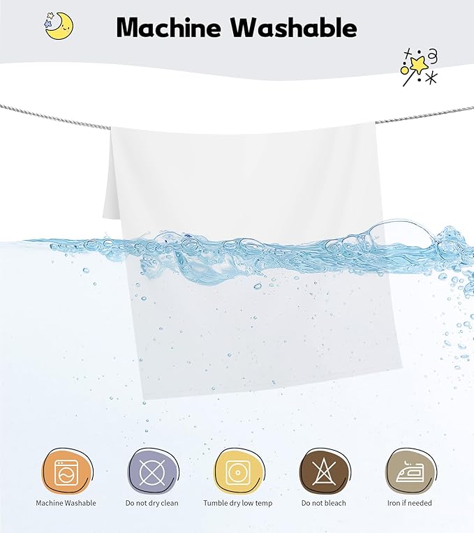 Deep Dream 100% Cotton Toddler Pillowcases Set of 2, 13x18 Inches Fits Baby Pillow Sized 12x16, 13x18, 600 Thread Count Cotton Small Travel Kids Pillow Case Covers with Envelope Closure, White