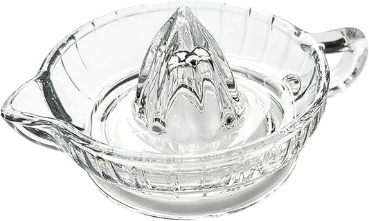 Fox Run Glass Manual Heavyweight Juicer For Lemons, Limes, Oranges and More