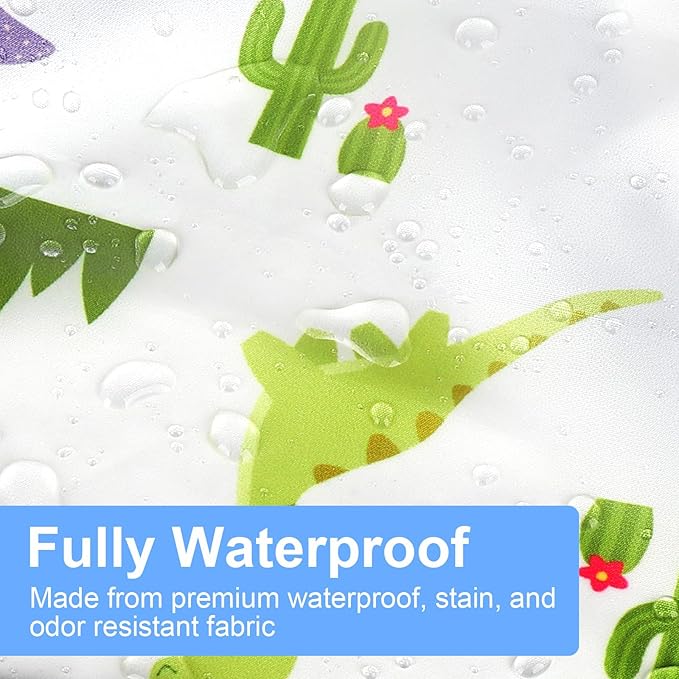 Accmor Baby Bibs, Waterproof Baby Toddler Bibs, Apron Smock Bib for Baby Boys Girls, Essential Must Have for Eating, Feeding