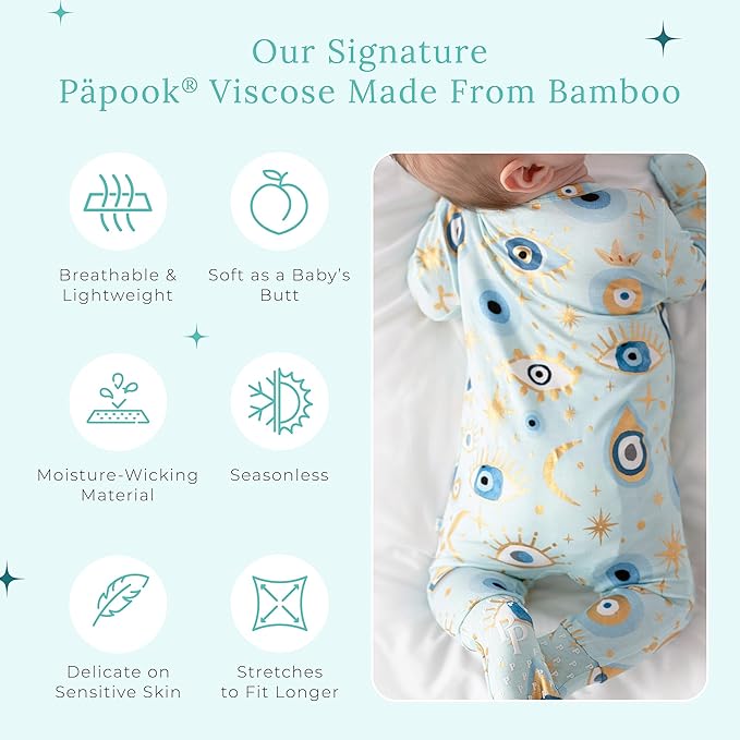 Posh Peanut Convertible Baby Sleepers - Girls Footless Baby Pajamas with 2 Way Zipper for Easy Diaper Changes