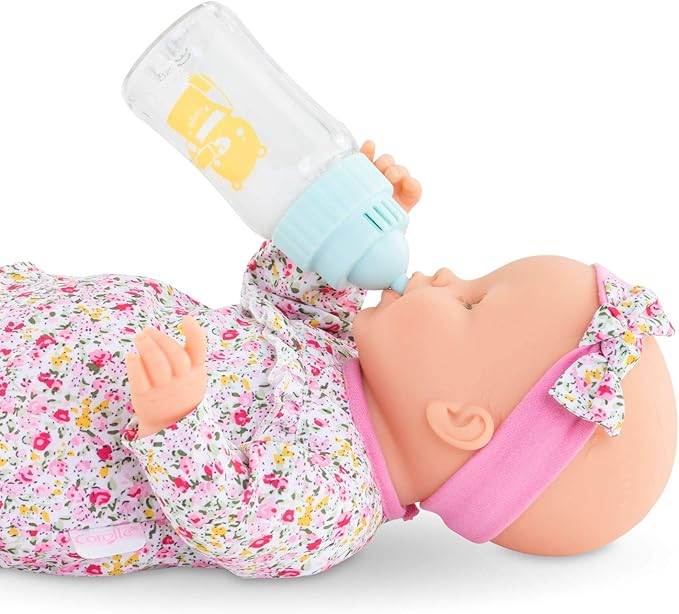 Corolle Magic Milk Baby Doll Bottle for 14-17", Interactive Baby Doll Accessories with 3 Realistic Sounds (Crying, Laughing, Sucking), Feeding Sounds, Batteries Included