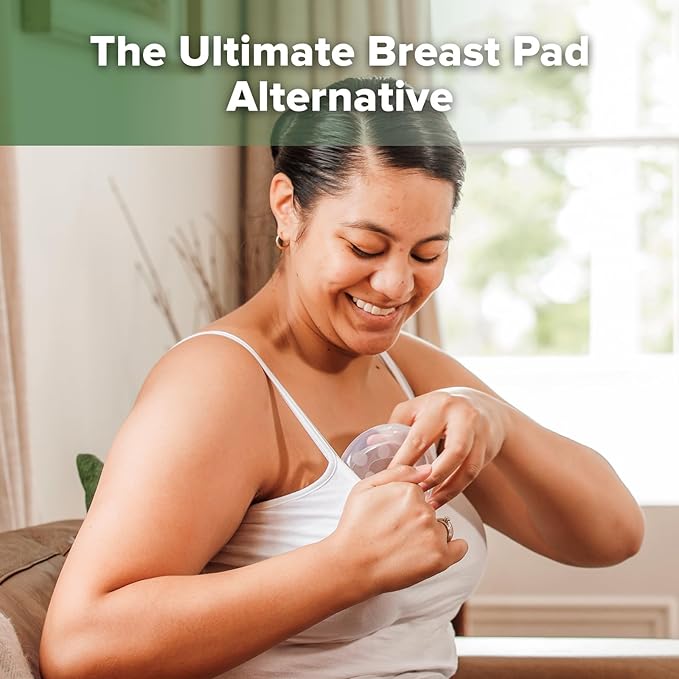 haakaa Ladybug Milk Collector 1.4oz/40ml 1pc - Wearable Nursing Cup | Soft Breast Shell | Breastmilk Saver | Portable Letdown Catcher for Pumping On The Go Breastfeeding Moms, Protects Sore Nipples