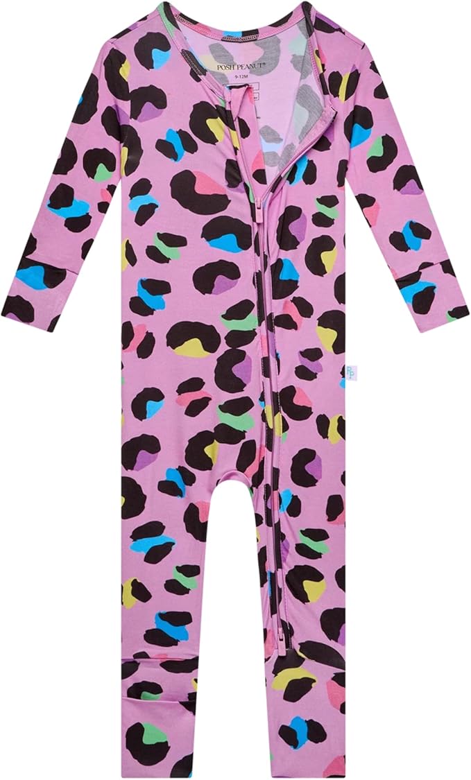 Posh Peanut Convertible Baby Sleepers - Girls Footless Baby Pajamas with 2 Way Zipper for Easy Diaper Changes