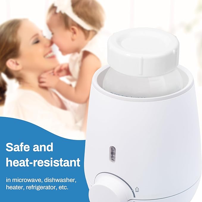 Travel Bottle Caps for Dr Brown Wide-Neck Storage/Travel Caps for Anti-Colic Options+ Baby Bottles, BPA-Free(Only Compatible with Wide Neck Bottle 5oz and 9oz, 6, Count)