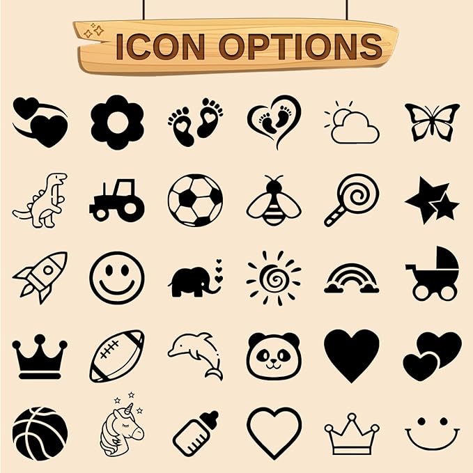 Personalized Baby Bottle Labels for Daycare Custom Water Bottle Name Bands Customized Engraved Silicone Baby Reusable Bottle Straps Labels for Cups School-Brown