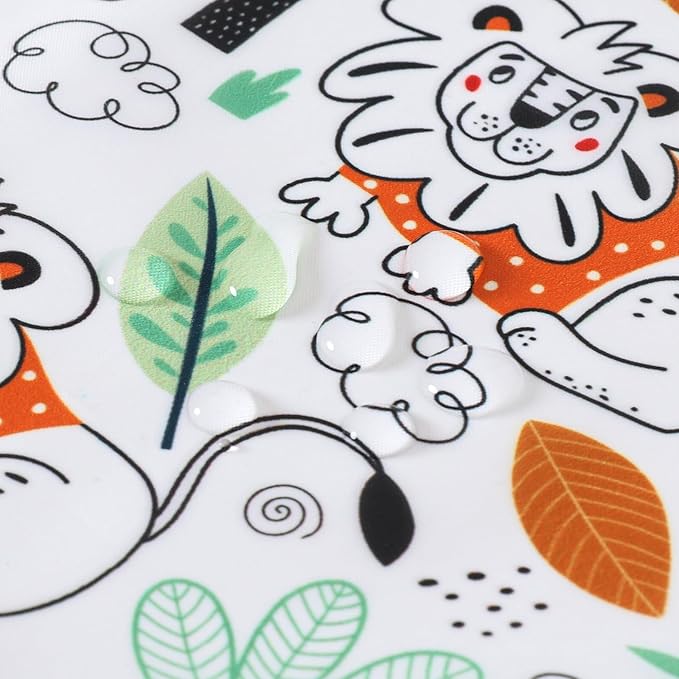 5 Pcs Long Sleeved Baby Toddler Bibs Waterproof Sleeved Bib 3-24 Months