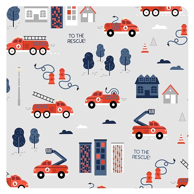 BapronBaby Be Brave - Firefighter Bapron - No Neck Tie Safer Bib for Baby & Toddler - Soft Waterproof Stain Resistant - Machine Washable - Sz Preschool 3-5yrs