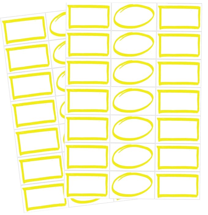 Lil' Labels Daycare Value Pack Bottle and Clothing Labels, Waterproof, Animal Friend, Highlighter