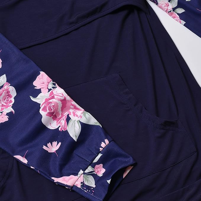 GINKANA Women's Nursing Hoodie Sweatshirt Long Sleeves Breastfeeding Maternity Tops Casual Clothes