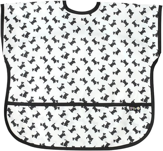 Short Sleeve Waterproof Bib for Toddlers – Feeding Apron for Mealtime, Daycare, Self-Feeding & Messy Play, Baby Bib