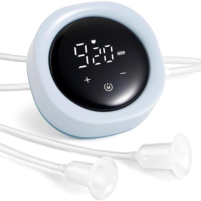 Electric Nipple Corrector for Flat or Inverted Nipples, Portable Nipple Pump, Inverted Nipple Puller, 6 Corrector Covers Rechargeable Nipple Puller Sunken and Shy Nipples