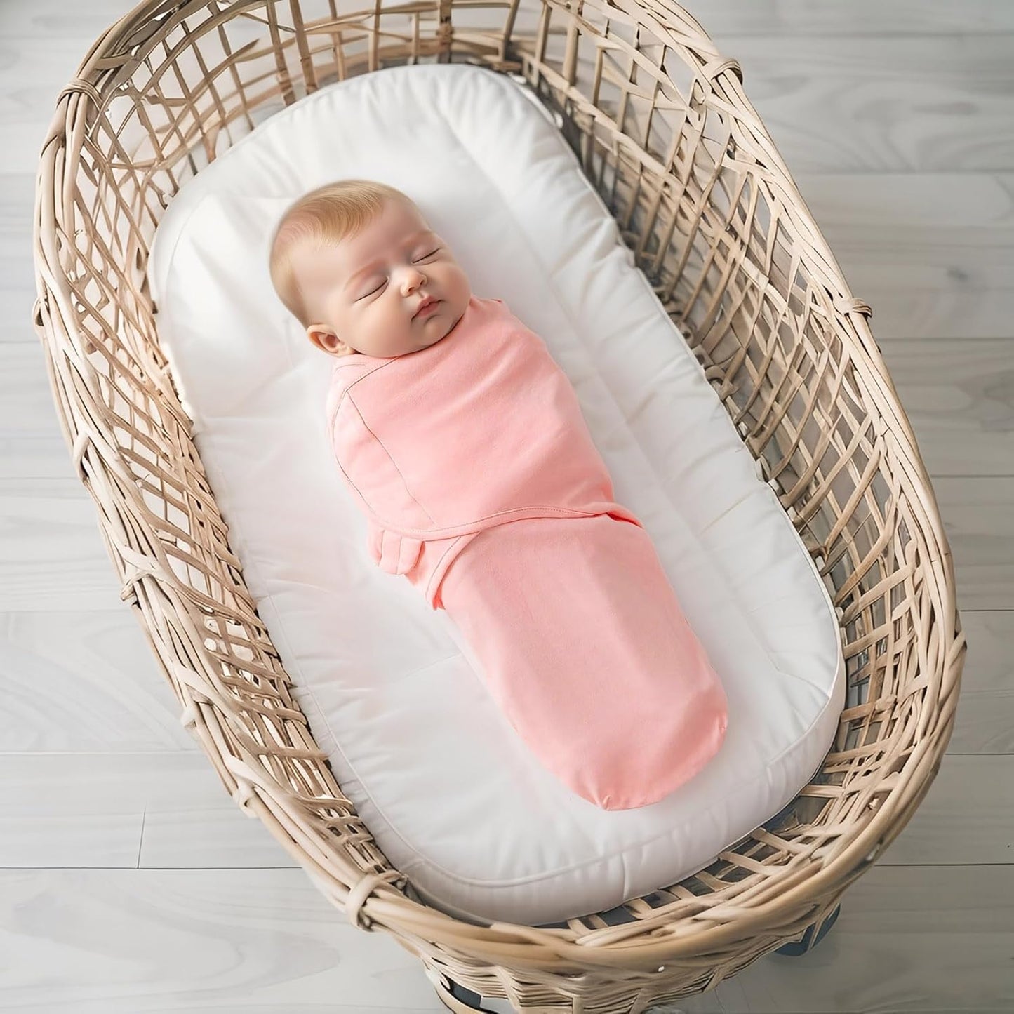 Baby Swaddle Blanket for Boys Girls, 3 Pack Infant Sleep Sacks, 0-6 Months Cotton Newborn Sleeping Bag