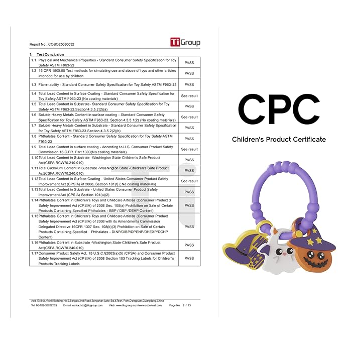 Halloween Baby Teething Bracelet with 3pcs Teether-Soft Pumpkin, Ghost&Witch Hat Textured Silicone Teether for 0-12months, Baby Sensory Chew Teething,Sensory Chew Bracelet for Baby’s First Halloween