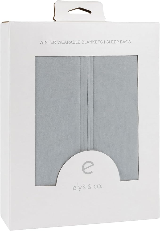 Ely's & Co. Winter Sleep Sack, Wearable Blanket with Soft Quilting, Transitional Swaddle for Baby Boy/Girl, 1.0 TOG