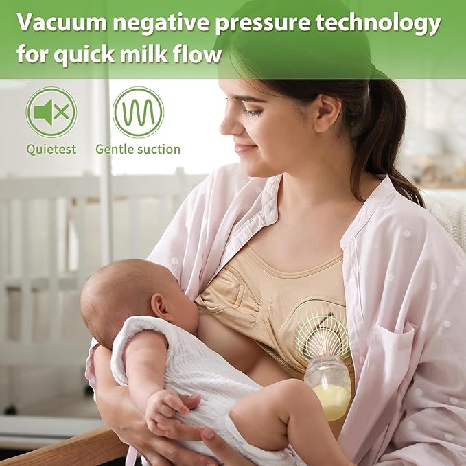 haakaa Silicone Breast Pump and Ladybug Breast Shells Combo for Breastfeeding Moms to Collect Breast Milk| Pumping and Nursing| Portable Breastmilk Catcher(pump-4oz/100ml,1pk; Shell-2.5oz/75ml,1pk)