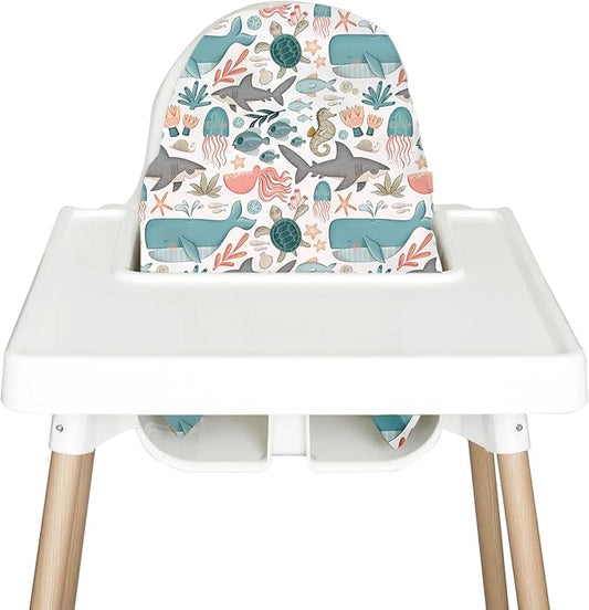 Nibble and Rest Highchair Insert Cover, Compatible for IKEA Antilop Highchair, High Chair Accessories Stain-Proof and Wipeable Insert Cover (Cushion NOT Included)(Underthesea)