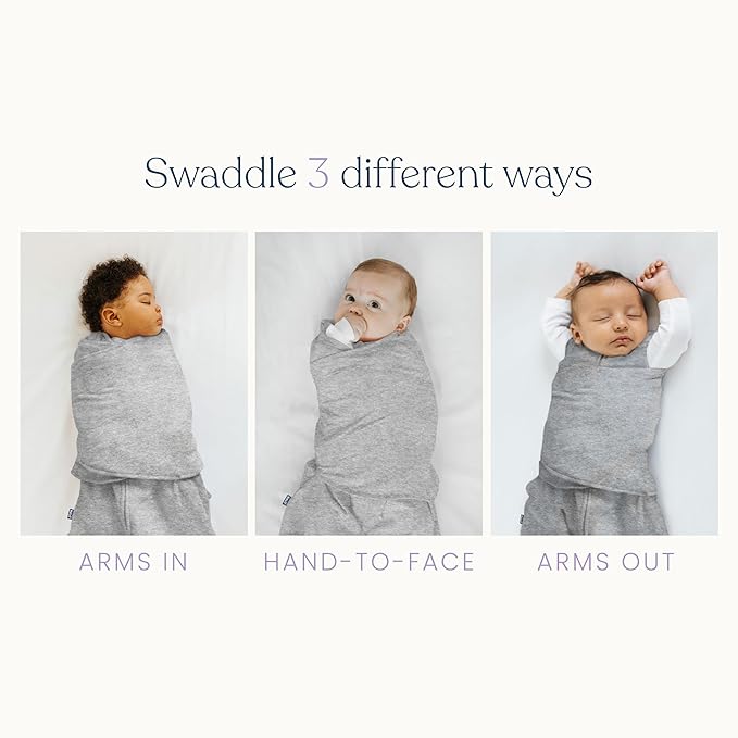 HALO 100% Cotton Sleepsack Swaddle, 3-Way Adjustable Wearable Blanket, TOG 1.5, Campsite, Newborn, 0-3 Months