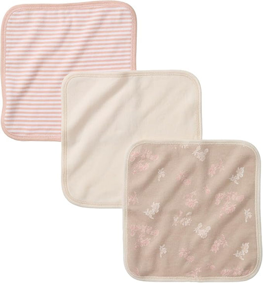 Burt's Bees Baby Infant Washcloths, 100% Organic Cotton, Soft and Super Absorbent Knit Terry & Woven Terry Wash Cloth